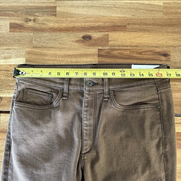 Rag & Bone Jeans Mens 34x32 Brown Fit 2 Slim Travel Preppy Casual Pants - Picture 8 of 14
